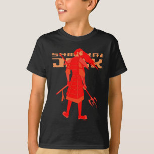T-shirt Samurai Jack Red Warrior Graphic