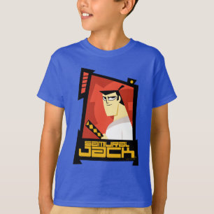 T-shirt Samurai Jack Souriant Futuristic Frame Graphic