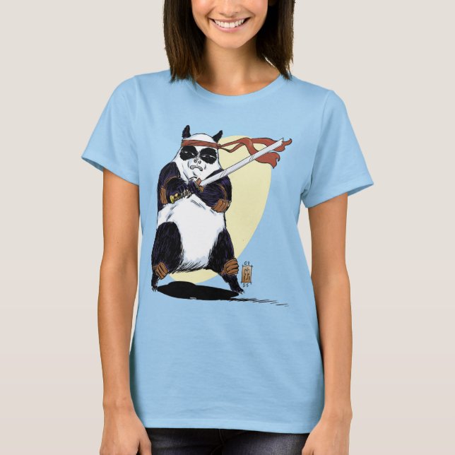 T-shirt Samurai Panda (Devant)