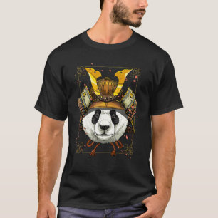 T-shirt Samurai Panda ours guerrier japonais Bushido Japan