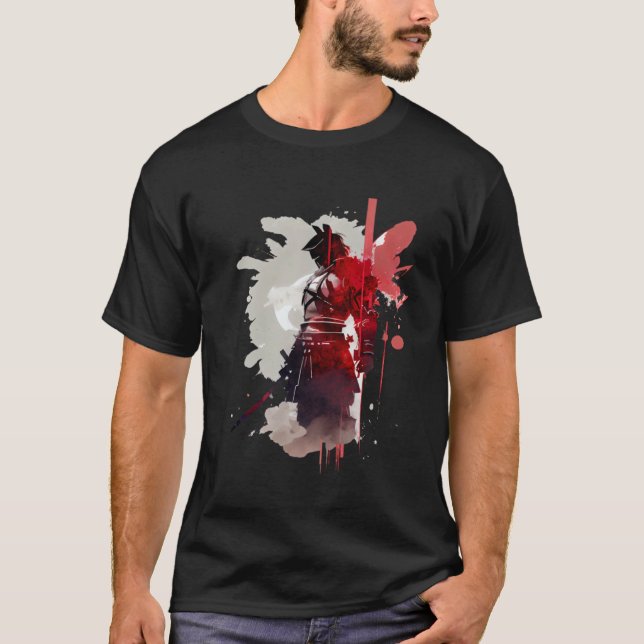 T-shirt Samurai pour hommes et femmes Ronin 5 (Devant)