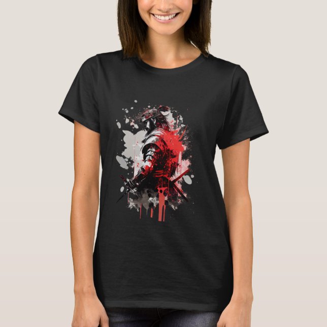 T-shirt Samurai pour hommes et femmes Ronin 6 (Devant)
