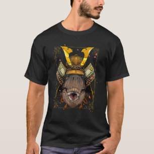 T-shirt Samurai Rex Dino Japanese Warrior Bushido Japanese