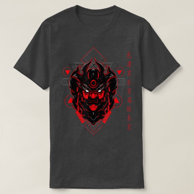 T-shirt Samurai shinigami warrior  (Design devant)