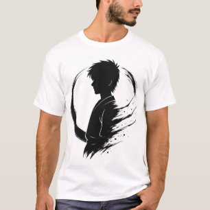 T-shirt Samurai Spirit - Anime Shadow Art