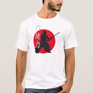 T-shirt samurai sword
