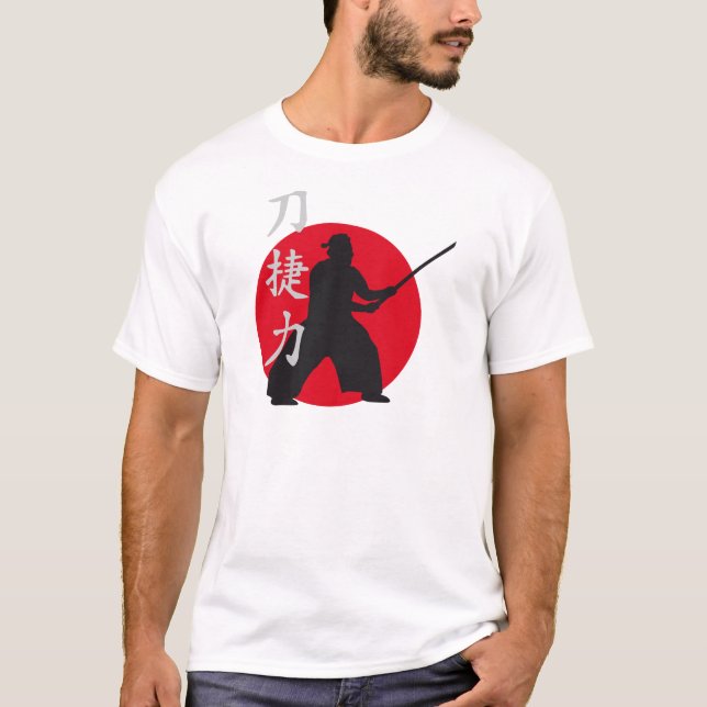 T-shirt samurai sword (Devant)