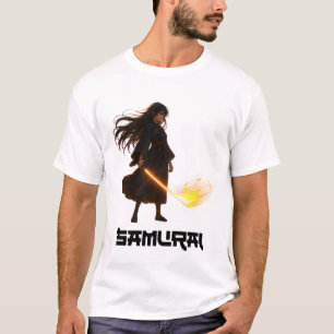 T-shirt Samurai Swordswoman - Epic Anime Japonais guerrier