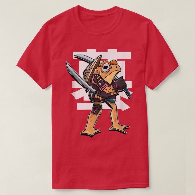 T-shirt Samurai Toad  (Design devant)