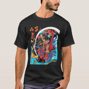 T-shirt Samurai tue Oni Ogre Monster ukiyo e Japanese Ku