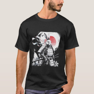 T-shirt Samurai Warrior Bunny Lever Soleil Japon Pâques Ar