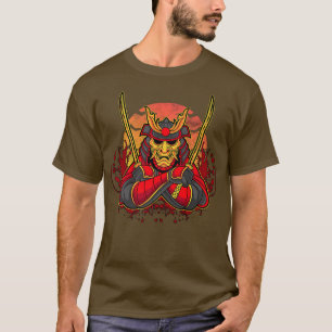 T-shirt Samurai Warrior Code Bushido Espadons Japonais Vi