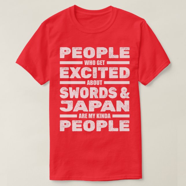 T-shirt Samurai Warrior Katana - Art épée Japonais Fighte (Design devant)