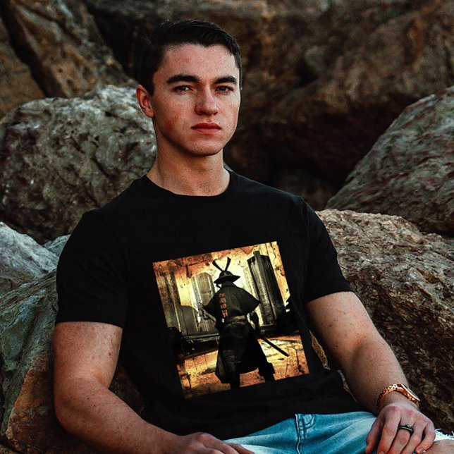 T-shirt Samurai Warrior Stance Tee : Honneur et tradition (Créateur téléchargé)