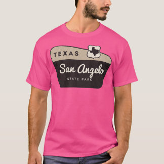 T-shirt San Angelo State Park Texas Affiche de bienvenue