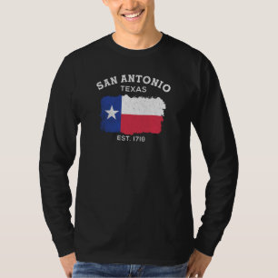 T-shirt San Antonio est 1718 Design pour San Antonian fier