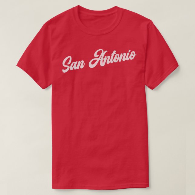 T-shirt San Antonio Retro San Antonio Spurs (Design devant)