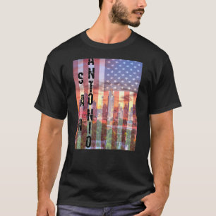 T-shirt San Antonio Skyline Texas