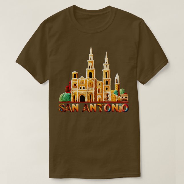T-shirt San Antonio Texas (Design devant)