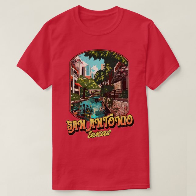 T-shirt San Antonio Texas (Design devant)