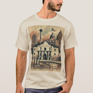 T-shirt San Antonio Texas Grunge en état de dépression