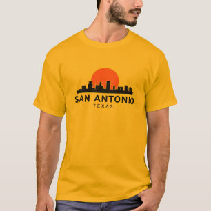 T-shirt San Antonio Texas Minimal City Skyline
