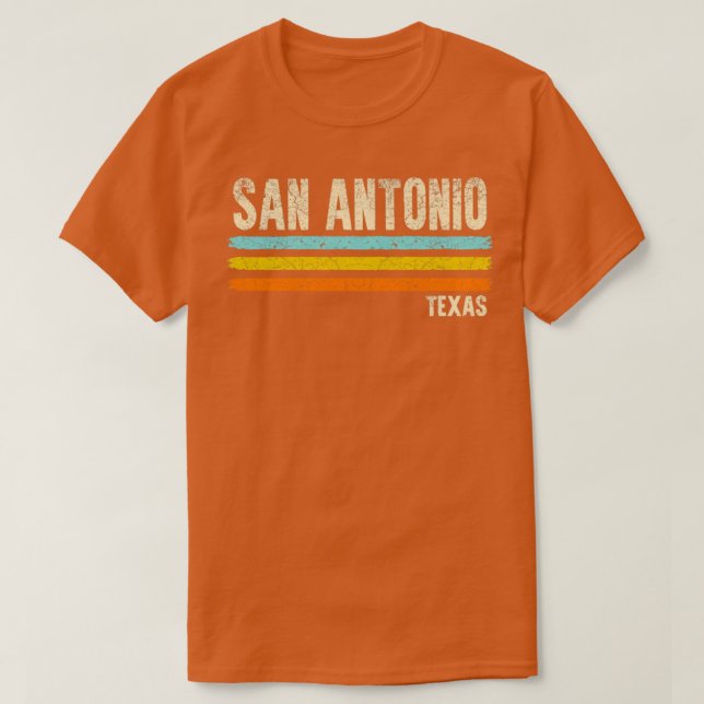 T-shirt San Antonio Texas Retro (Design devant)