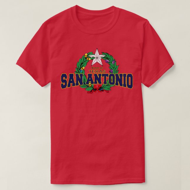 T-shirt San Antonio Texas StateUSA (Design devant)