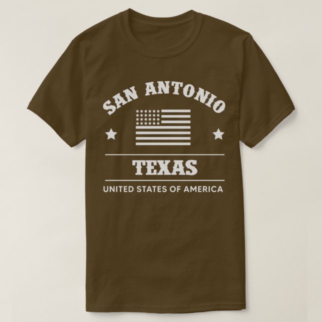T-shirt San Antonio Texas USA (Design devant)