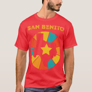 T-shirt San Benito Texas Vintage Souvenir déstressé 1