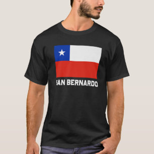 T-shirt San Bernardo Républicain Chili Emblem Escudo Bande