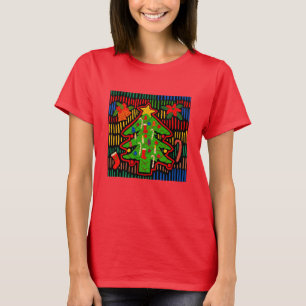 T-shirt San Blas Island Christmas Tree Mola