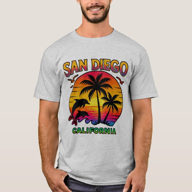 T-shirt San Diego, California (Devant)