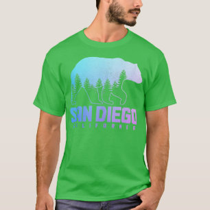 T-shirt San Diego California Bear Grizzly Pride Extérieur