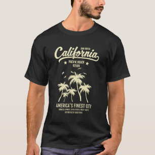 T-shirt San Diego California Pacific Beach 92109 Vacances