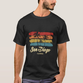T-shirt San Diego California Palm Trees Ca