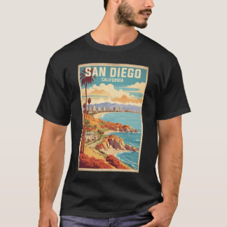 T-shirt San Diego California Usa Tourisme Vintage voyage