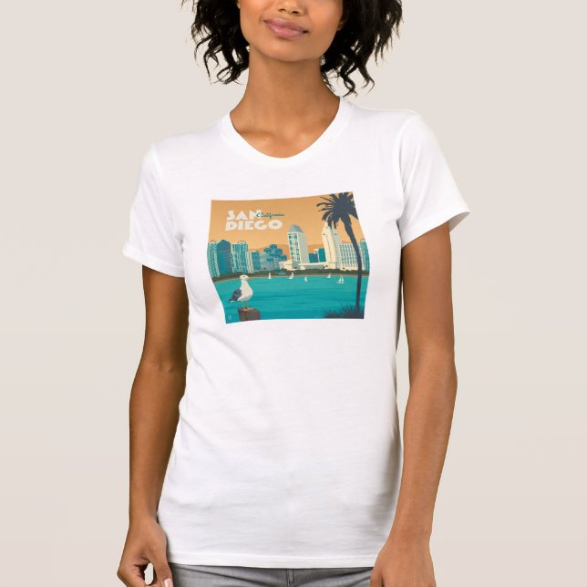 T-shirt San Diego, Californie (Devant)