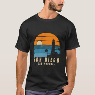 T-shirt San Diego Californie Rétro