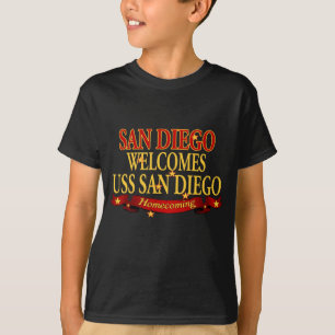 T-shirt San Diego fait bon accueil à USS San Diego