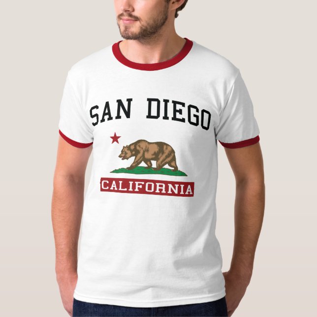 T-shirt San Diego la Californie (Devant)