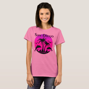 T-shirt San Diego, rose indien de CA