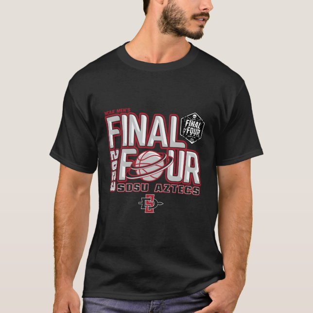 T-shirt San Diego State Aztecs Final Four 2023 Basketball (Devant)