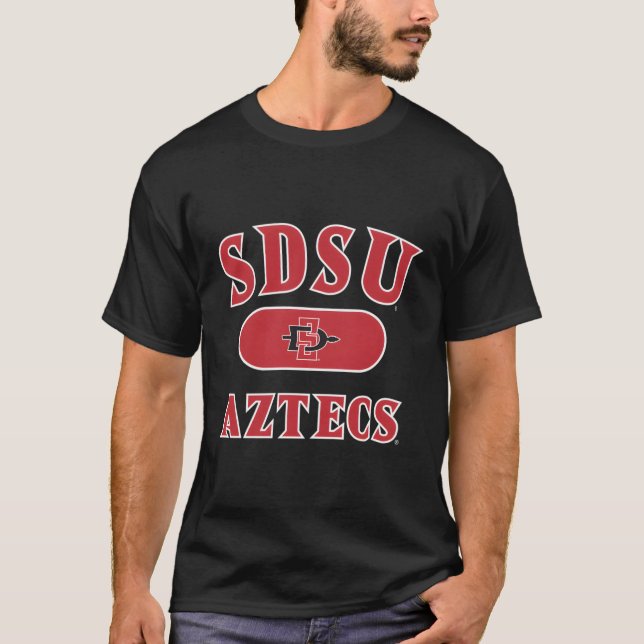 T-shirt San Diego State Aztecs Varsity Black (Devant)