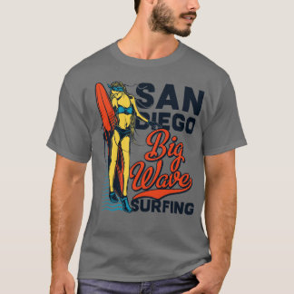 T-shirt San Diego Surf Girl