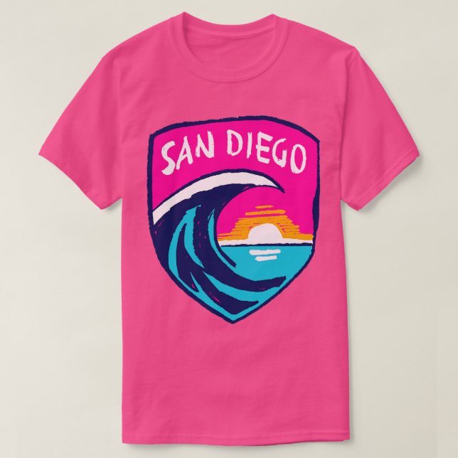 T-shirt San Diego Waveeee (Design devant)