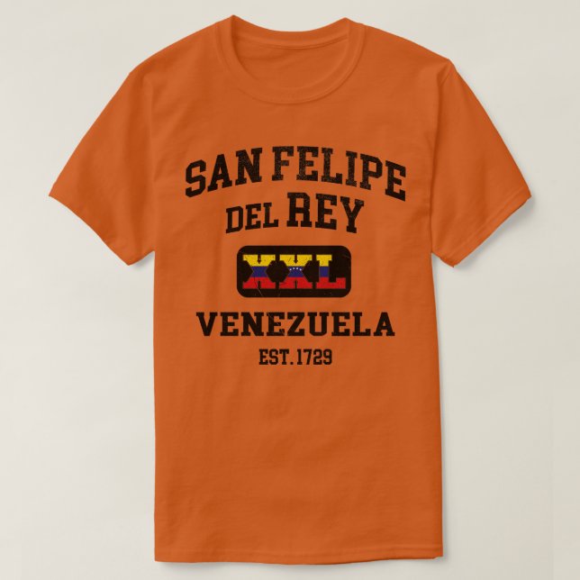 T-shirt San Felipe del Rey Venezuela XXL Design sportif (Design devant)