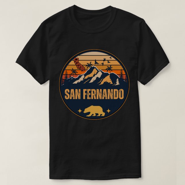 T-shirt San Fernando, Californie (Design devant)