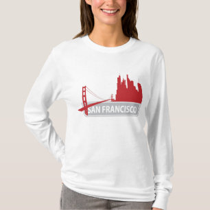 T-shirt San Francisco California Golden Gate Bridge Tee
