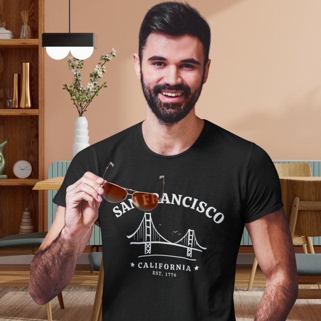 T-shirt San Francisco California Golden Gate Landscape (Créateur téléchargé)